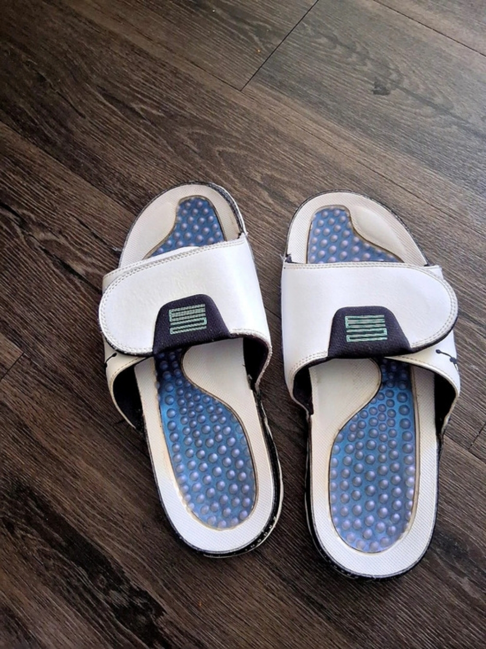 Jordan Hydro 7 V2 Men's Sandals White & Black US 9